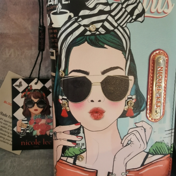 Nicole Lee women's tote bag and matching wallet set of 2 - Picture 16 of 16